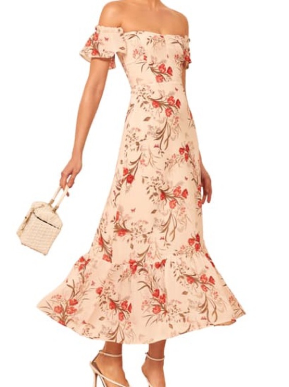 Reformation butterfly midi dress - beauty